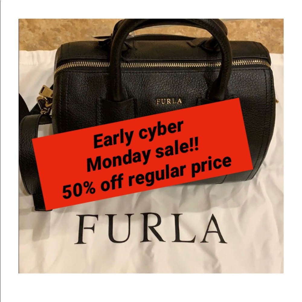 Furla Alba onyx handbag